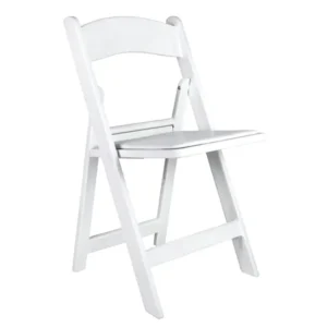 White Resin Folding Chairs